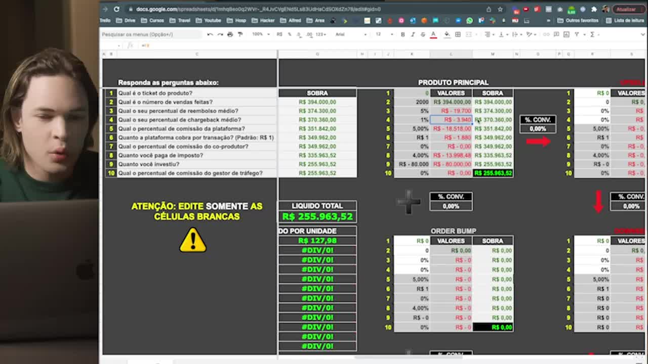 Aula 1 - MEU SOFTWARE PARA ANALISAR CONVERSÕES DE UM FUNIL